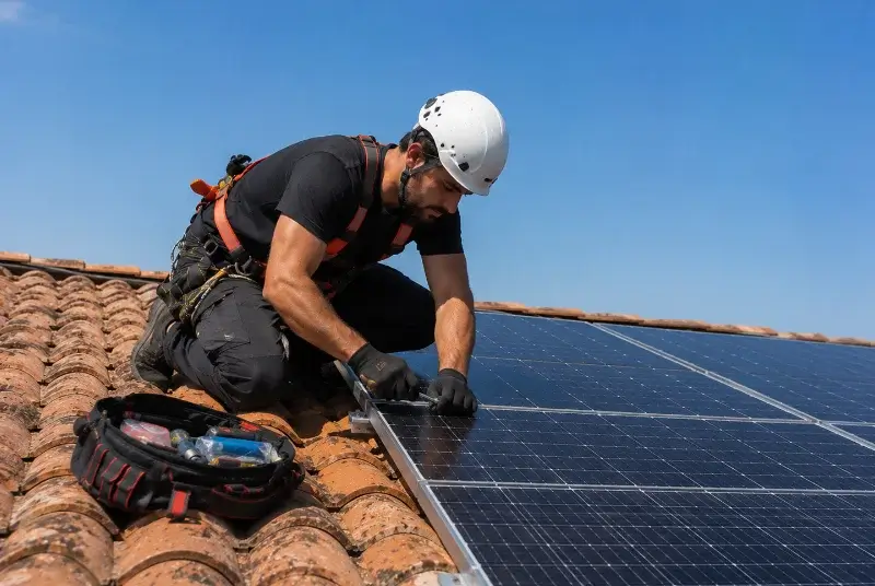 Maintenance et monitoring de panneaux solaires à Attiches
